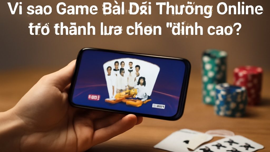 Vì sao Game Bài Đổi Thưởng Online trở thành lựa chọn “đỉnh cao”? Minh họa: Vì sao Game Bài Đổi Thưởng Online trở thành lựa chọn “đỉnh cao”?