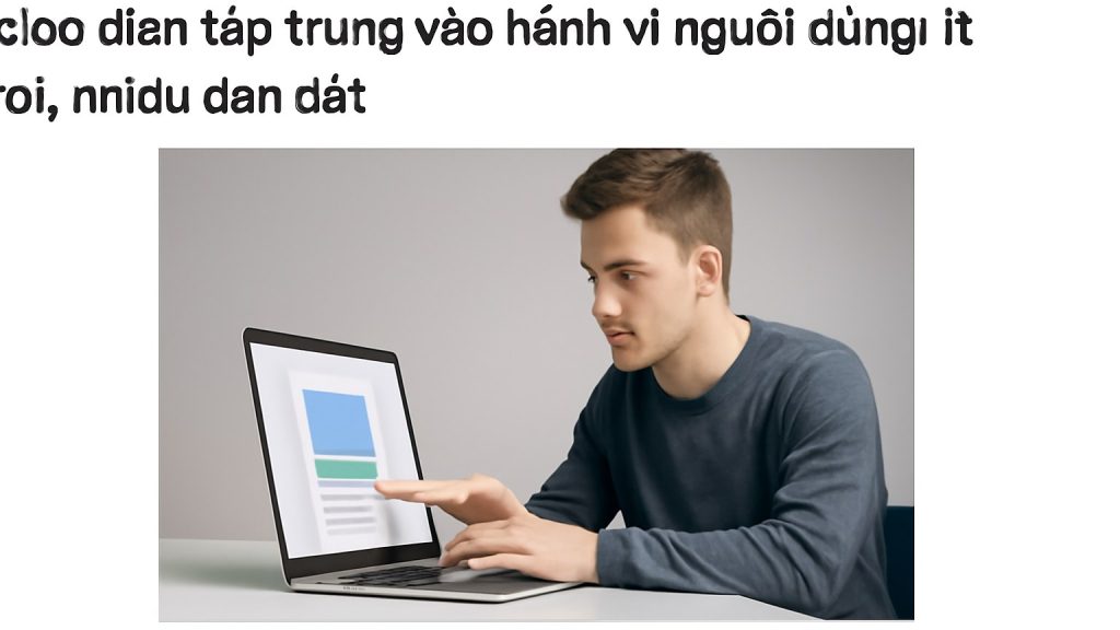 Giao diện tập trung vào hành vi người dùng: ít rối, nhiều dẫn dắt Minh họa: Giao diện tập trung vào hành vi người dùng: ít rối, nhiều dẫn dắt