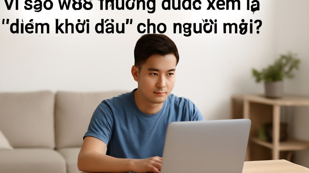 Minh họa: Vì sao w88 thường được xem là “điểm khởi đầu” cho người mới?
