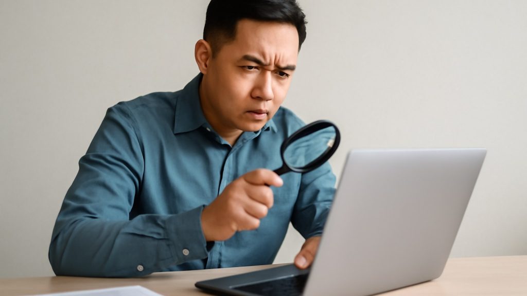Minh họa: 1) Kiểm tra mức độ uy tín và minh bạch thông tin